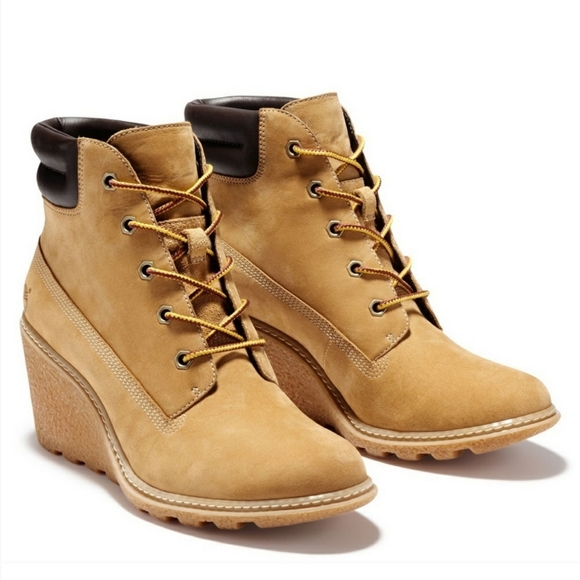 NEW Women's Timberland AMSTON Wedge 6- Inch Boots - Picture 2 of 12